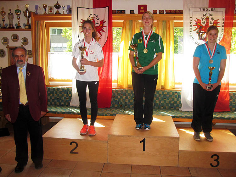 Rang 1: Gasteiger Christina - 2. Rang: Triendl Katharina - Rang 3: Schatz Marie -Theres