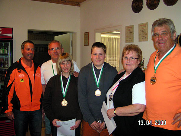 3. Rang: Rauch Michael Exenberger Gnther Lanner Stefani Lanner Markus Klapper Ilse